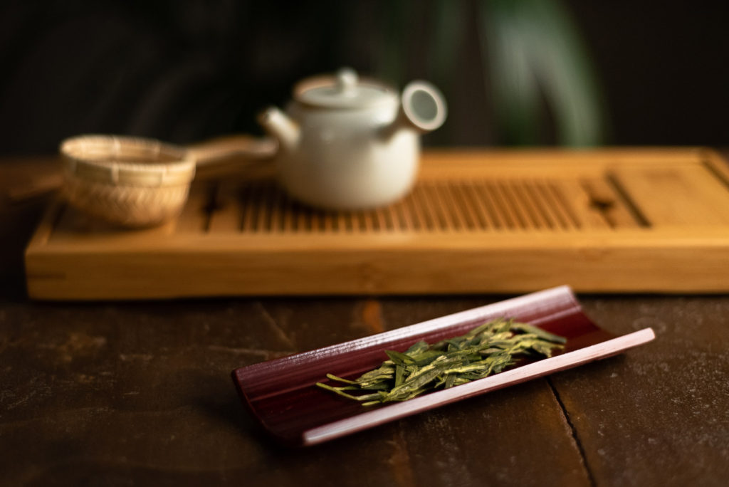 Tè verde e teiera