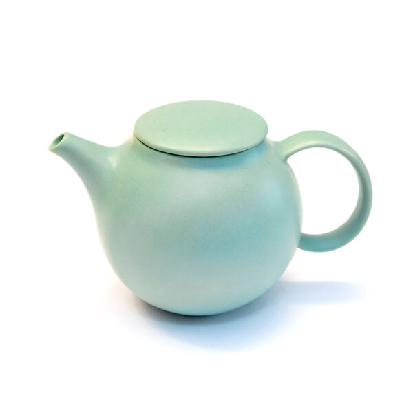 Teiera giapponese in ceramica moss green