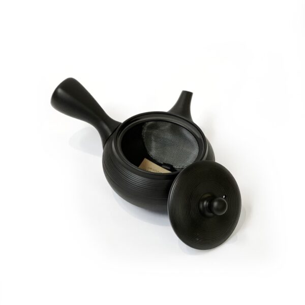 Teiera giapponese yokode kyusu colore nero interno