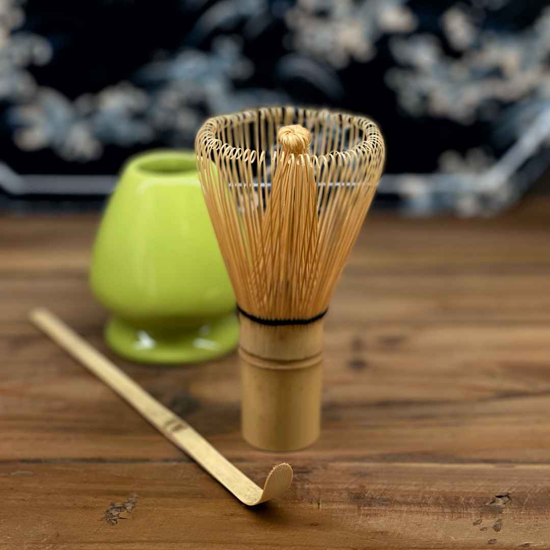 Utensili per il tè Matcha Accessori per la cerimonia del tè Matcha Maker Set da tè giapponese Realizzato in bambù naturale per preparare un Matcha denso o sottile 64 Tokoho 