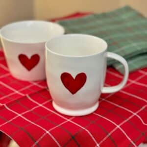 mug cuore