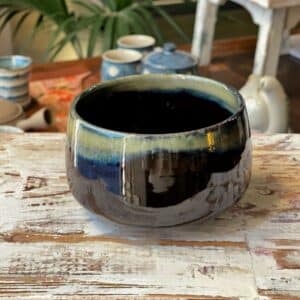 chawan nero lucido